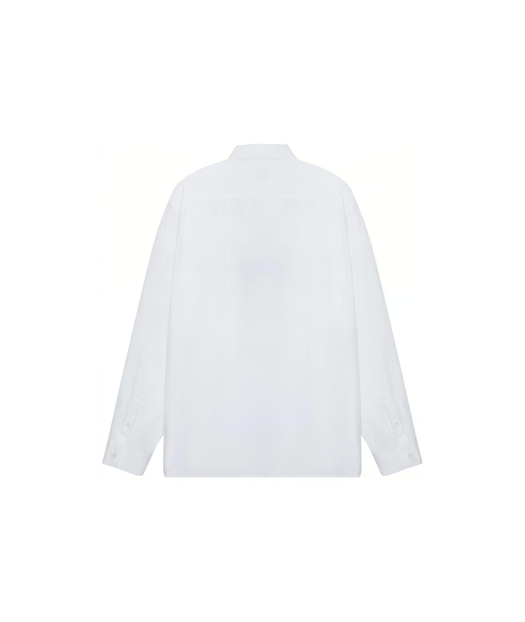 BURBERRY Белое поло с длинным рукавом, фото 2