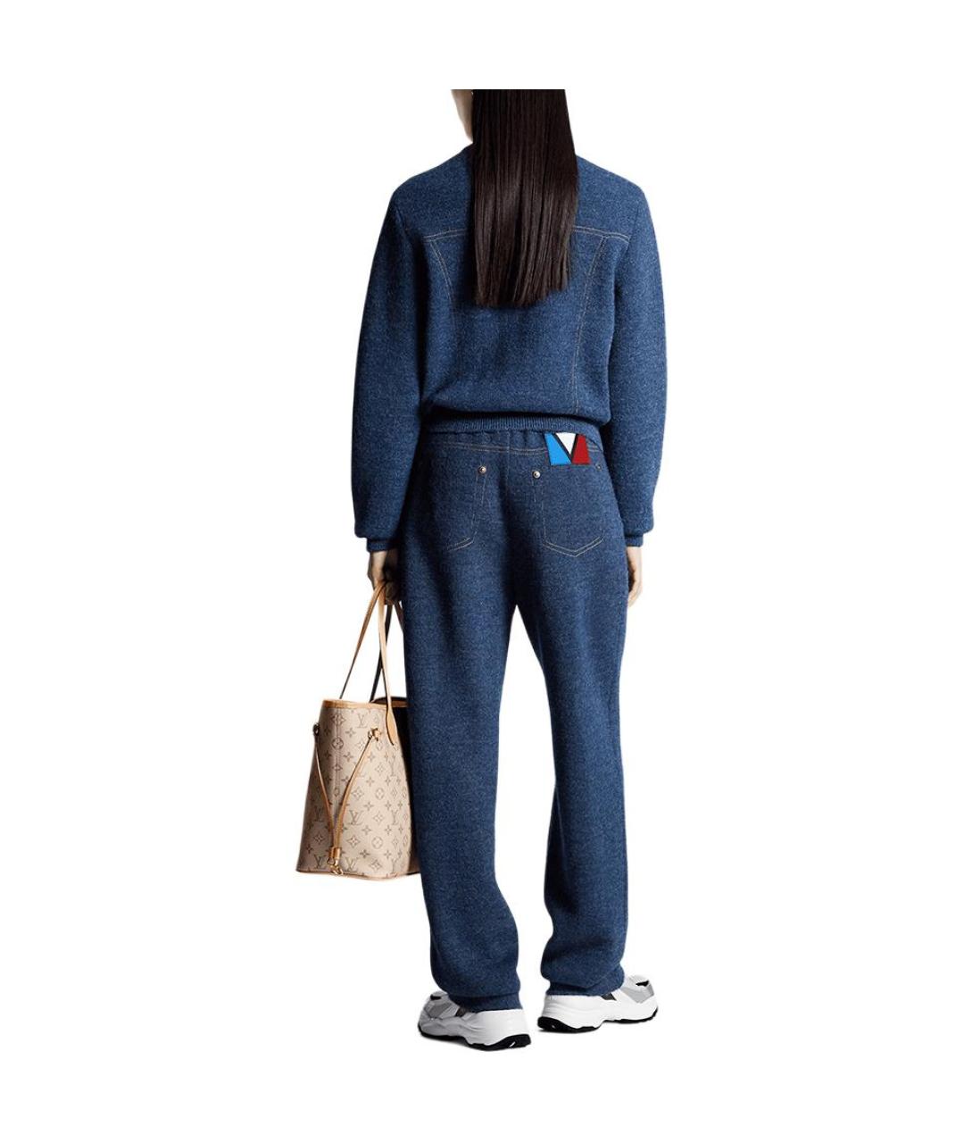 LOUIS VUITTON Синий кардиган, фото 4