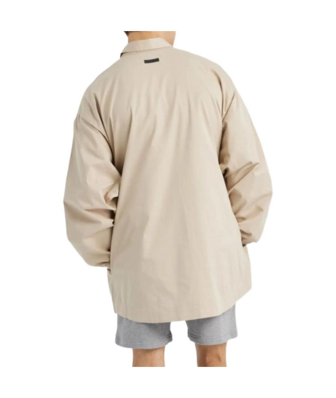 FEAR OF GOD ESSENTIALS Бежевая хлопковая куртка, фото 5