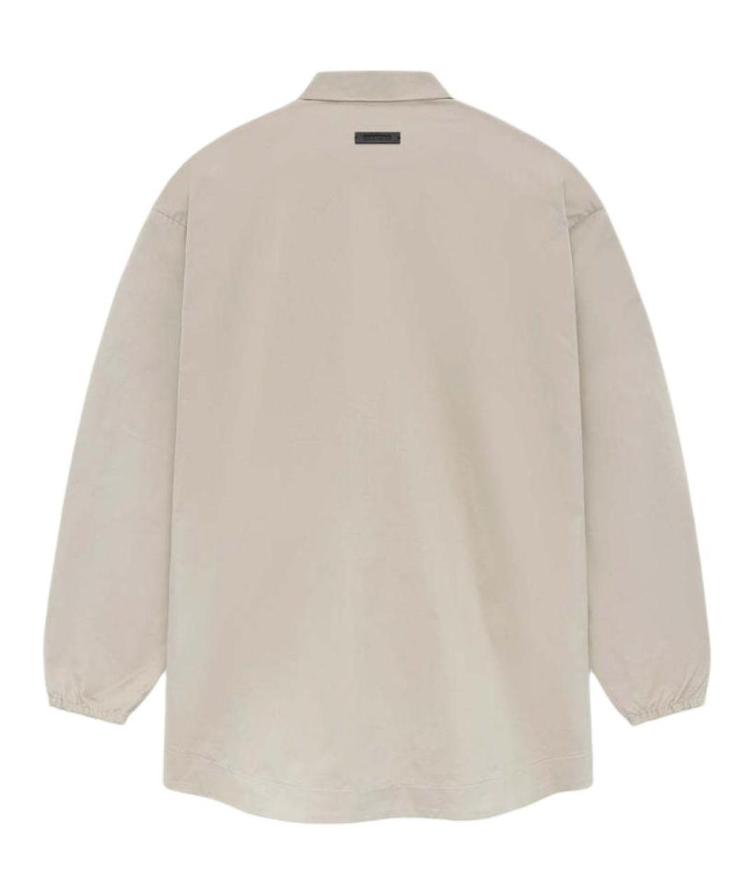 FEAR OF GOD ESSENTIALS Бежевая хлопковая куртка, фото 2