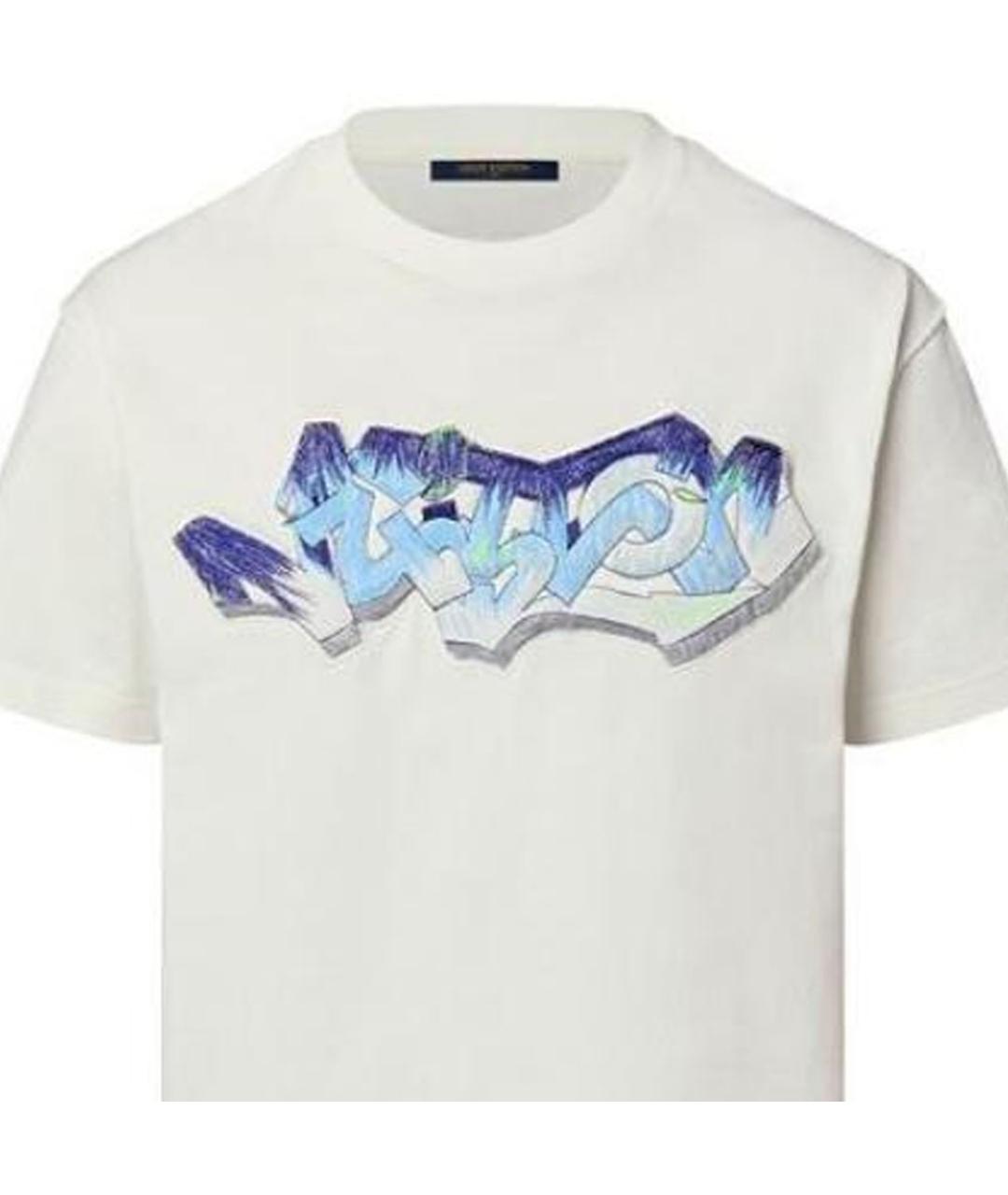 LOUIS VUITTON Белая футболка, фото 6