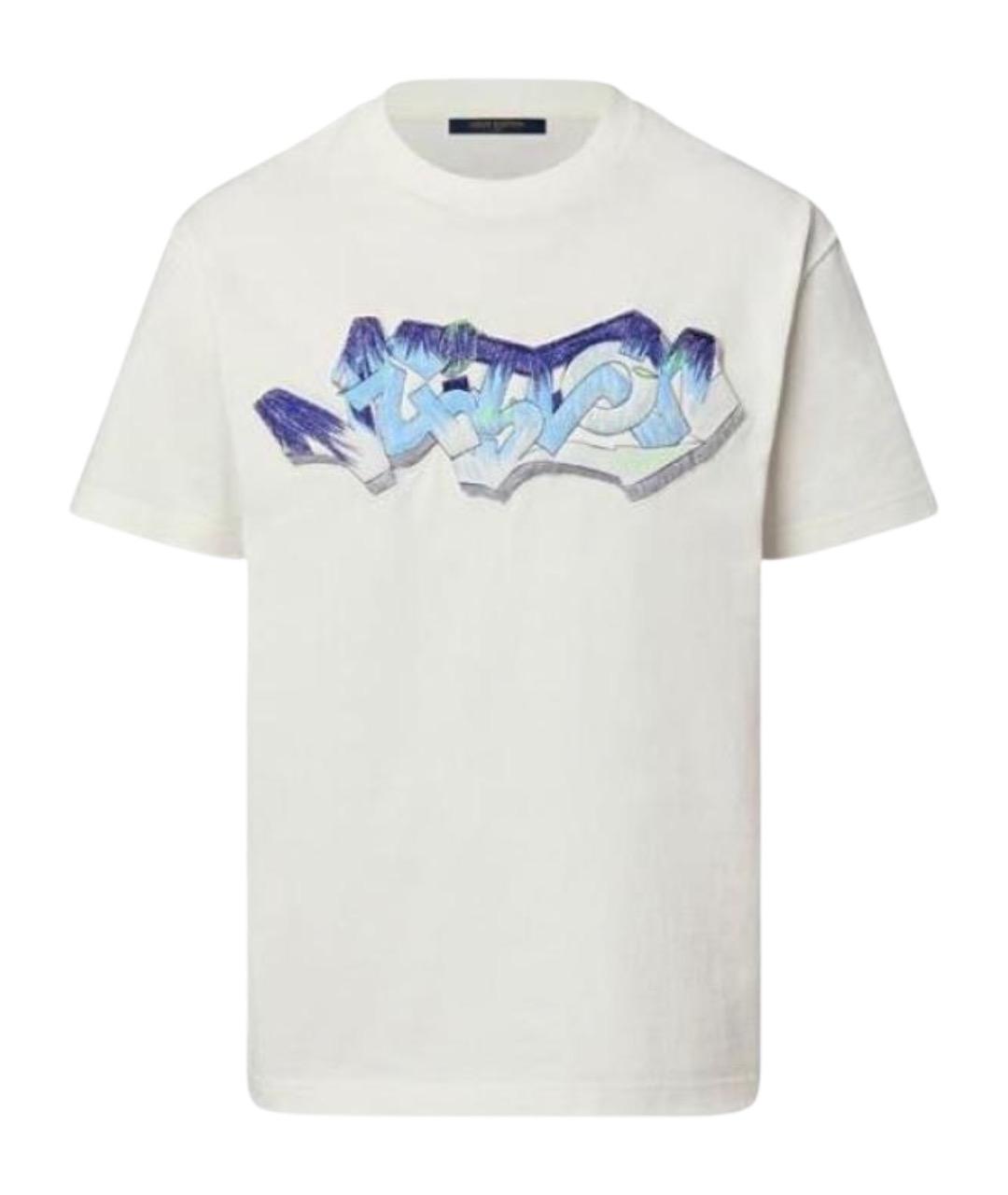 LOUIS VUITTON Белая футболка, фото 1