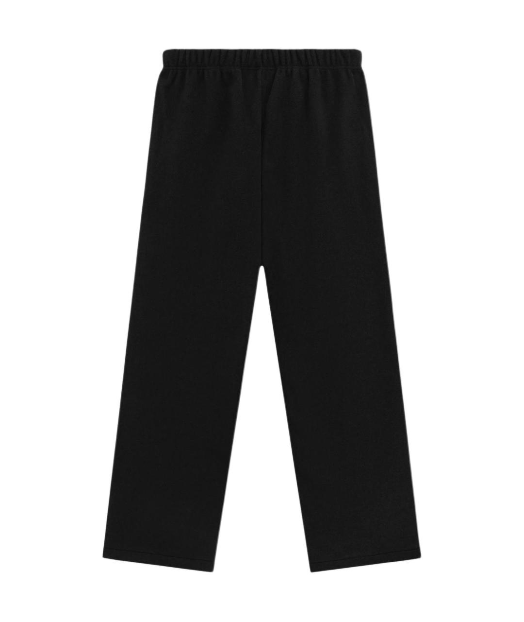 FEAR OF GOD ESSENTIALS Черные хлопковые повседневные брюки, фото 2