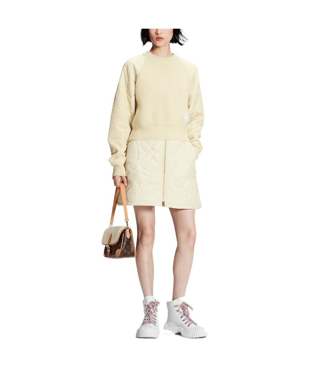 LOUIS VUITTON Желтый джемпер / свитер, фото 2