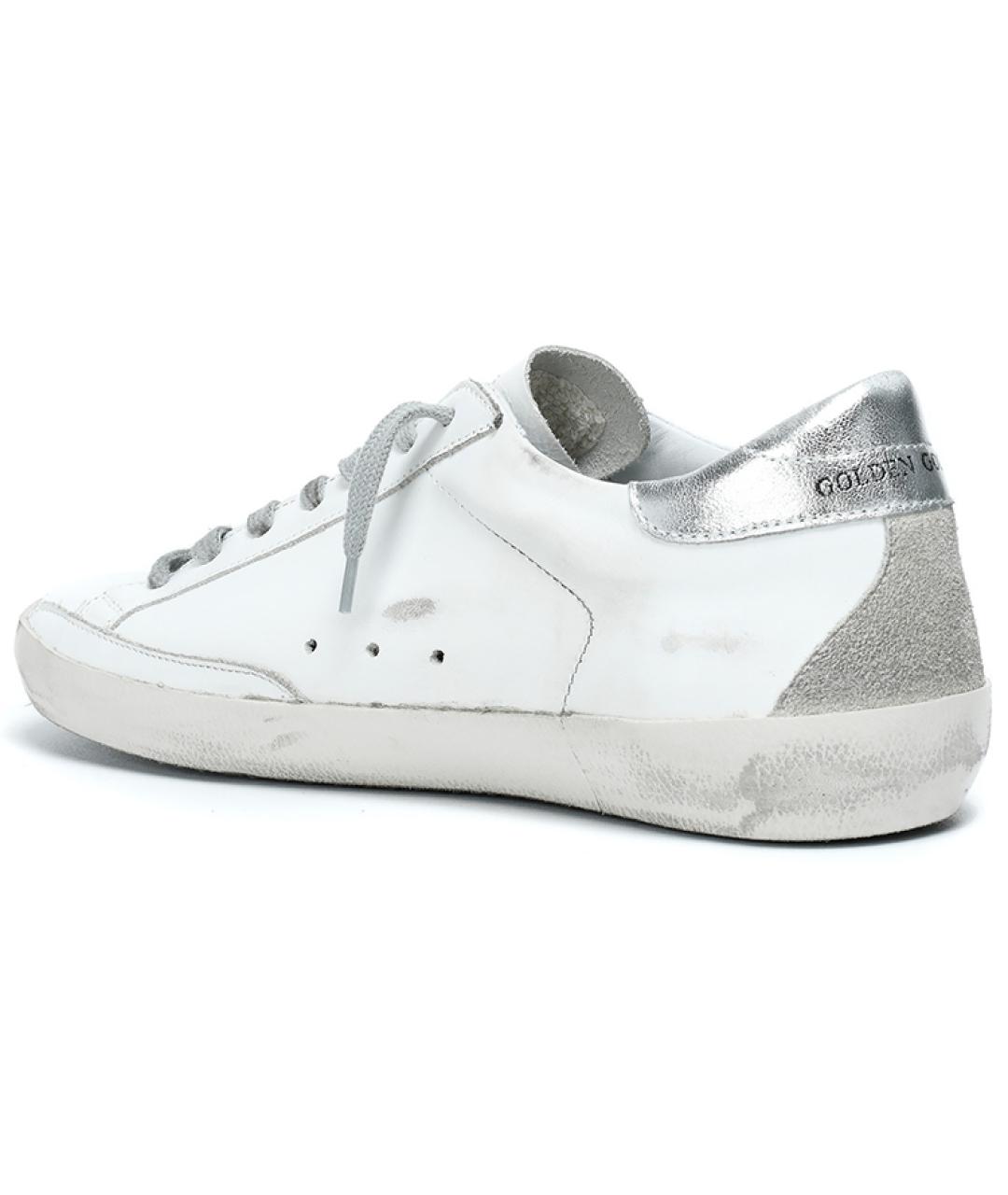 GOLDEN GOOSE DELUXE BRAND Белые кожаные кеды, фото 4