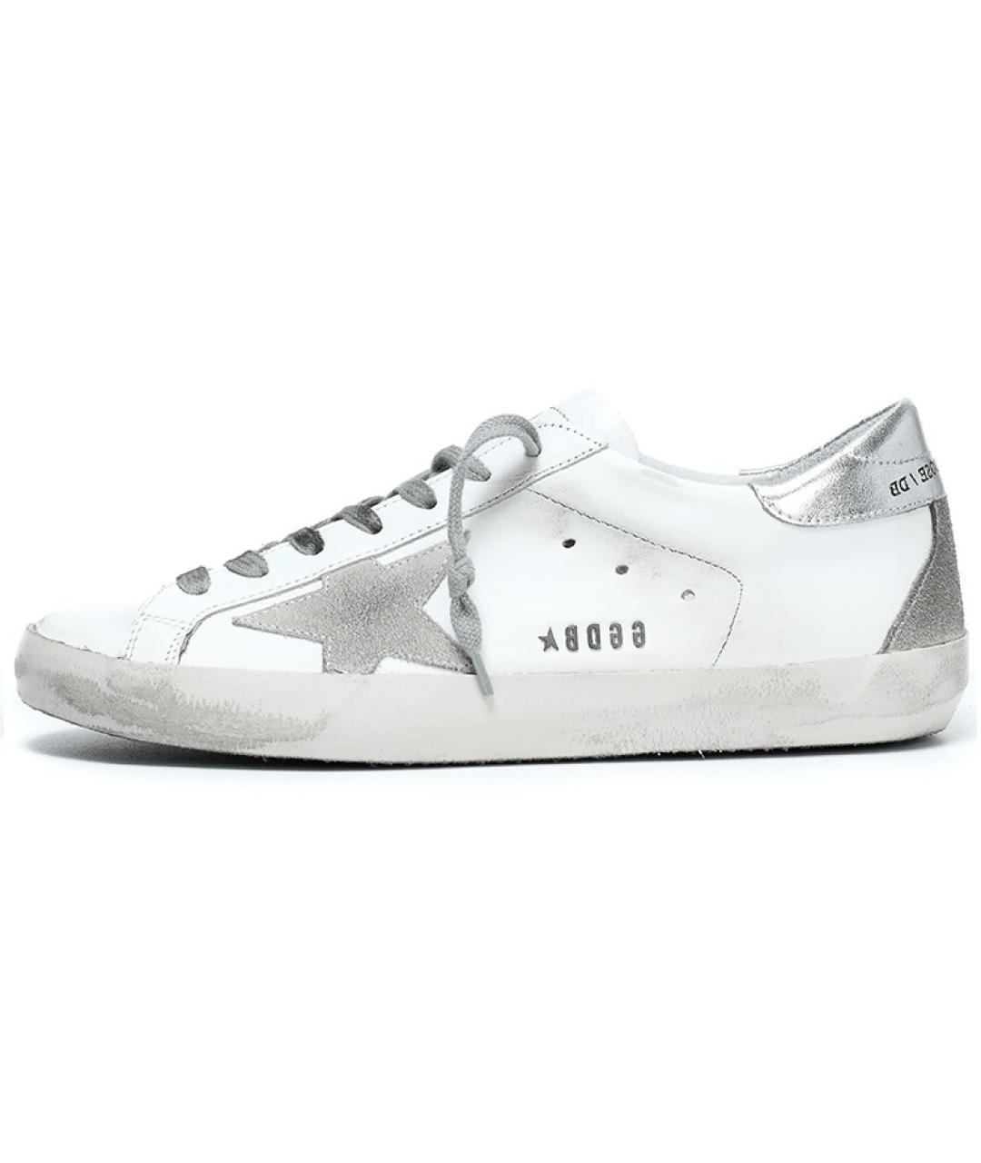 GOLDEN GOOSE DELUXE BRAND Белые кожаные кеды, фото 6