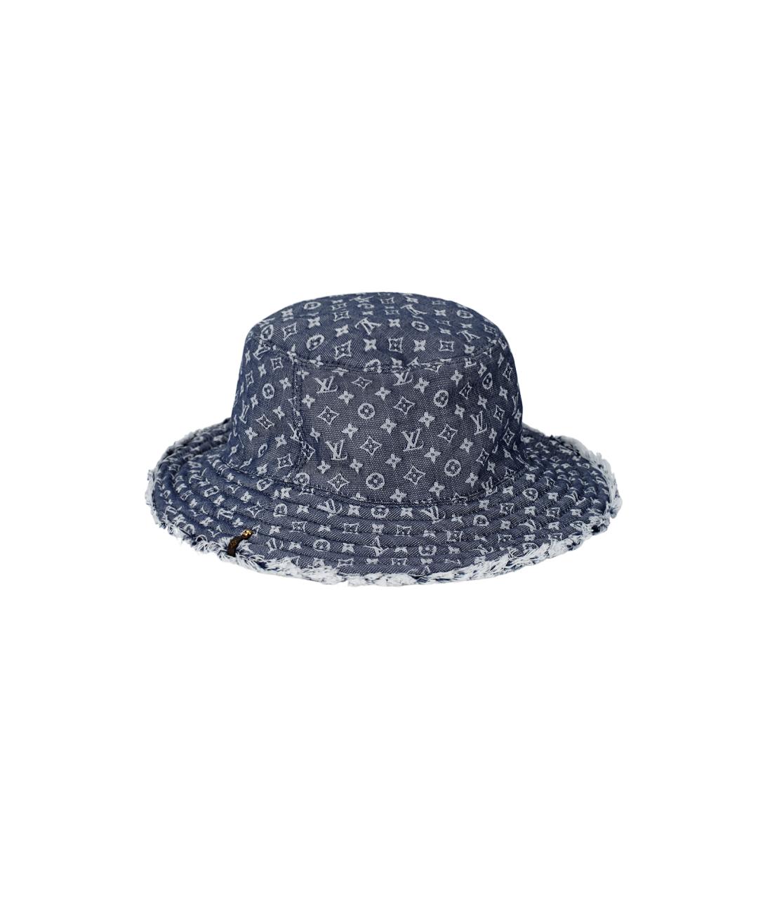 LOUIS VUITTON Синяя хлопковая шляпа, фото 5