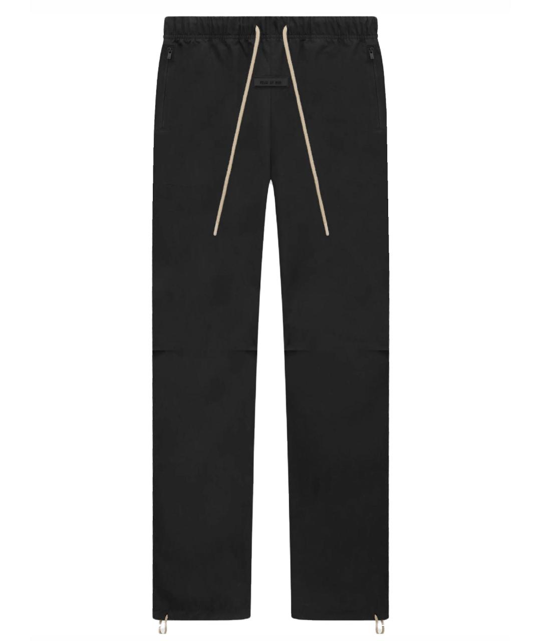 FEAR OF GOD ESSENTIALS Черные хлопковые повседневные брюки, фото 1
