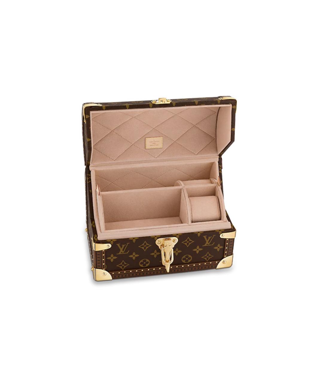 LOUIS VUITTON Коричневая косметичка, фото 2