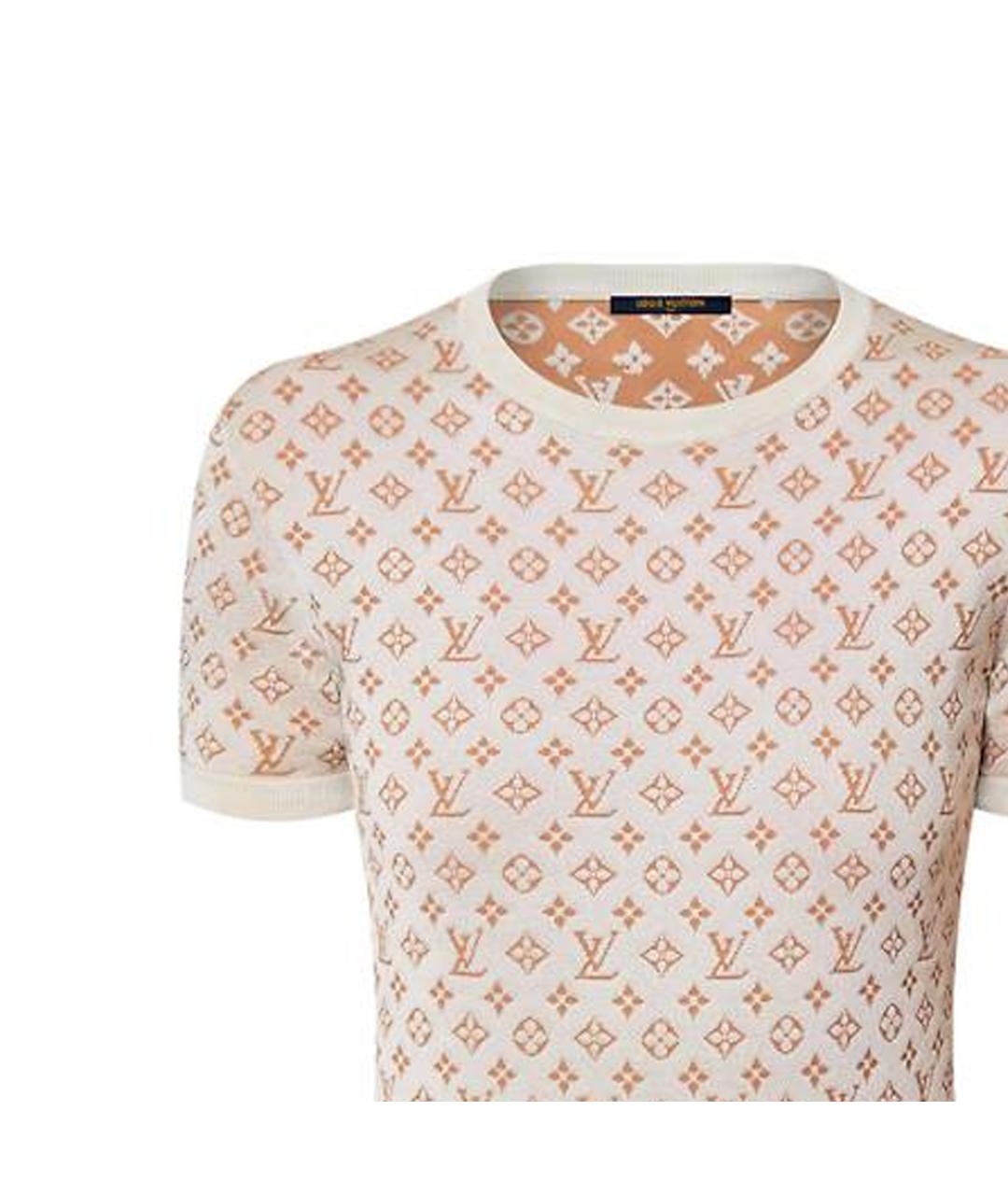 LOUIS VUITTON Мульти хлопковая футболка, фото 2
