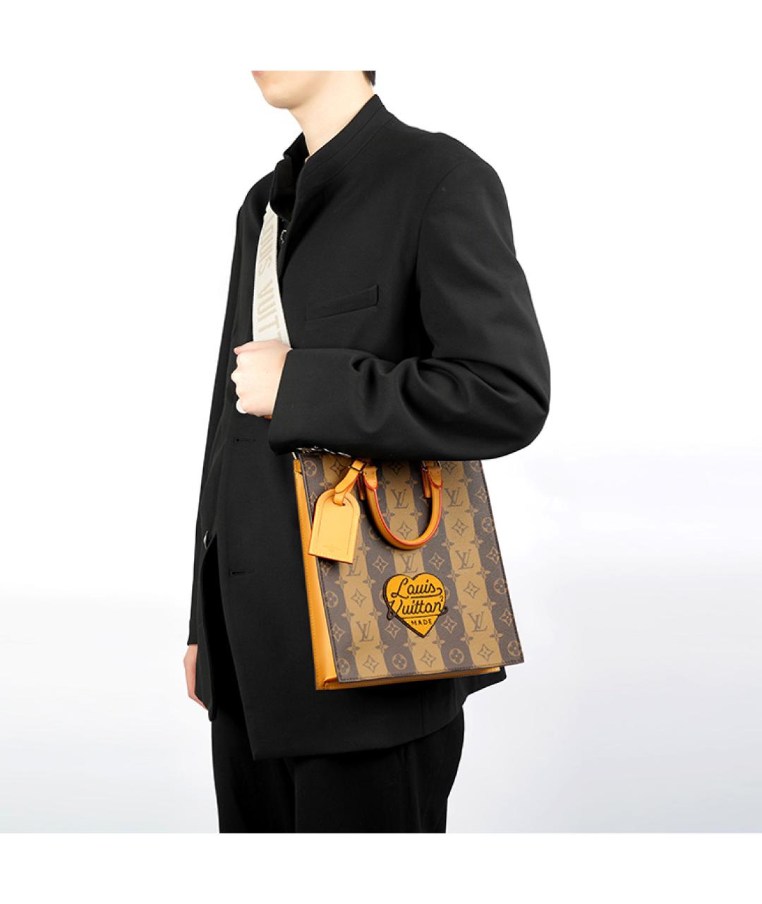 LOUIS VUITTON Коричневая сумка на плечо, фото 6
