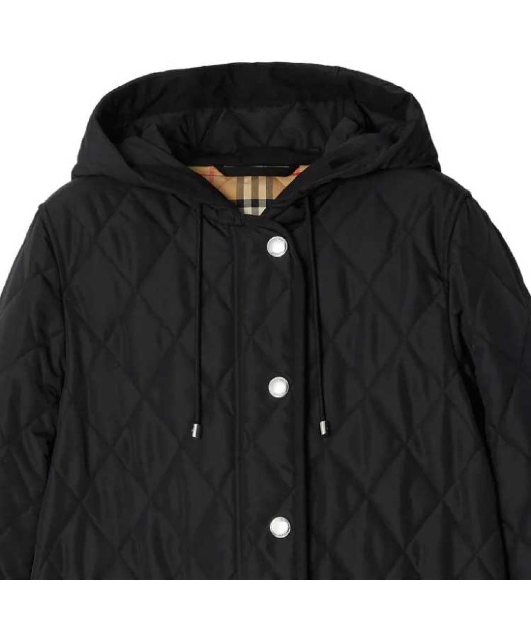 BURBERRY Черное пальто, фото 5