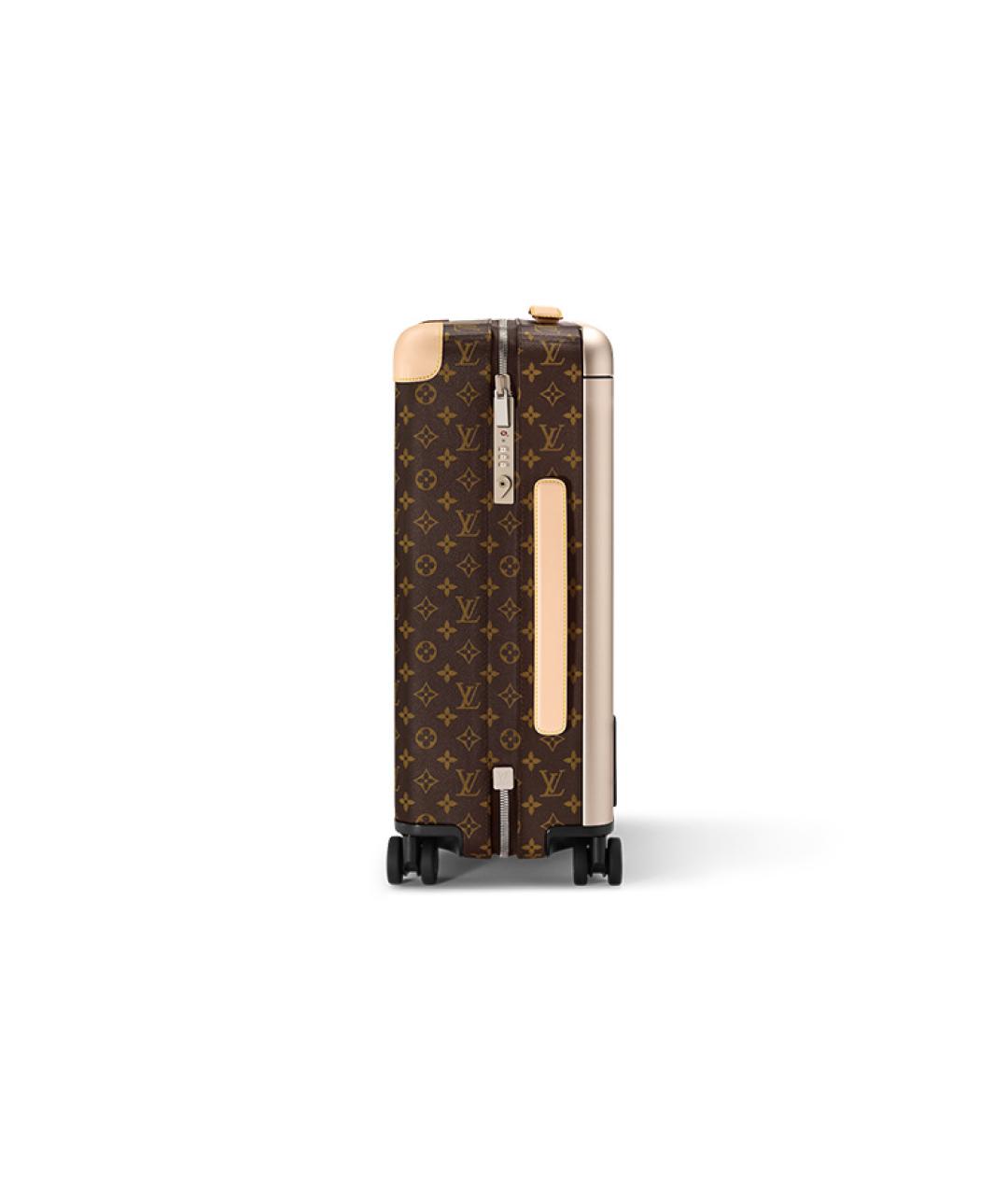 LOUIS VUITTON Коричневый чемодан, фото 3
