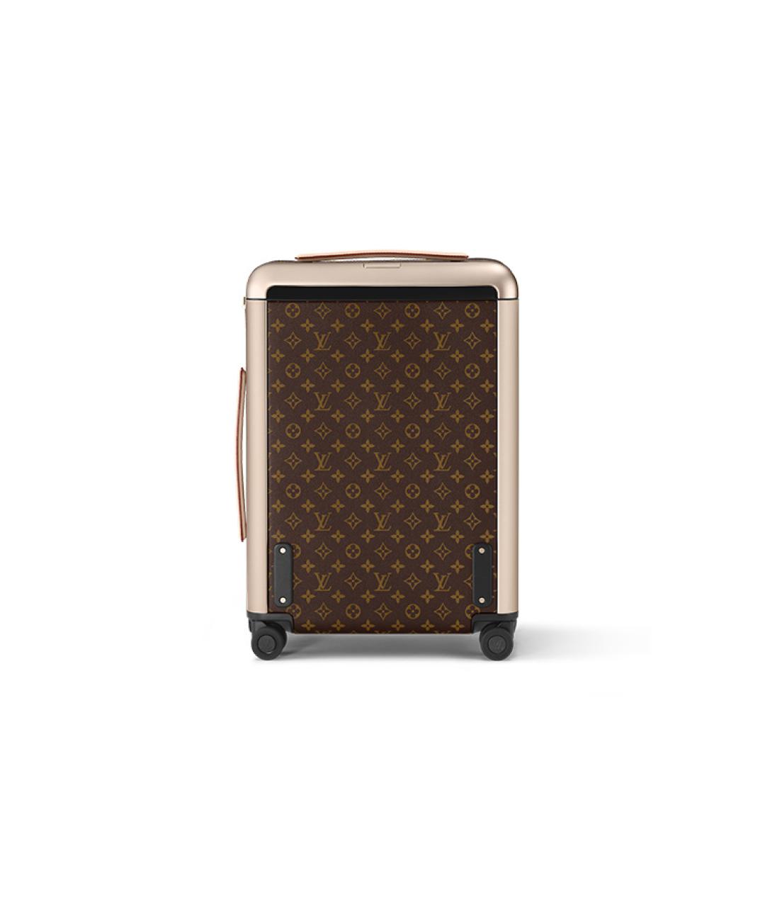 LOUIS VUITTON Коричневый чемодан, фото 4