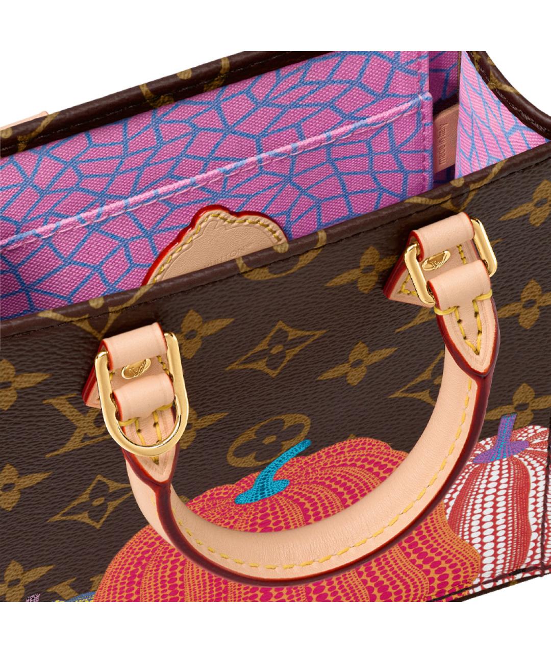 LOUIS VUITTON Коричневая сумка с короткими ручками, фото 6