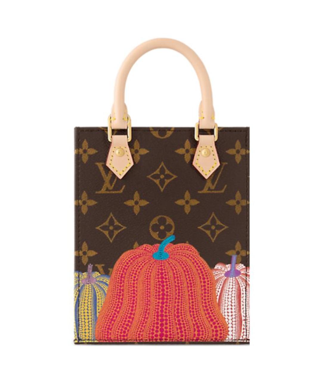 LOUIS VUITTON Коричневая сумка с короткими ручками, фото 1