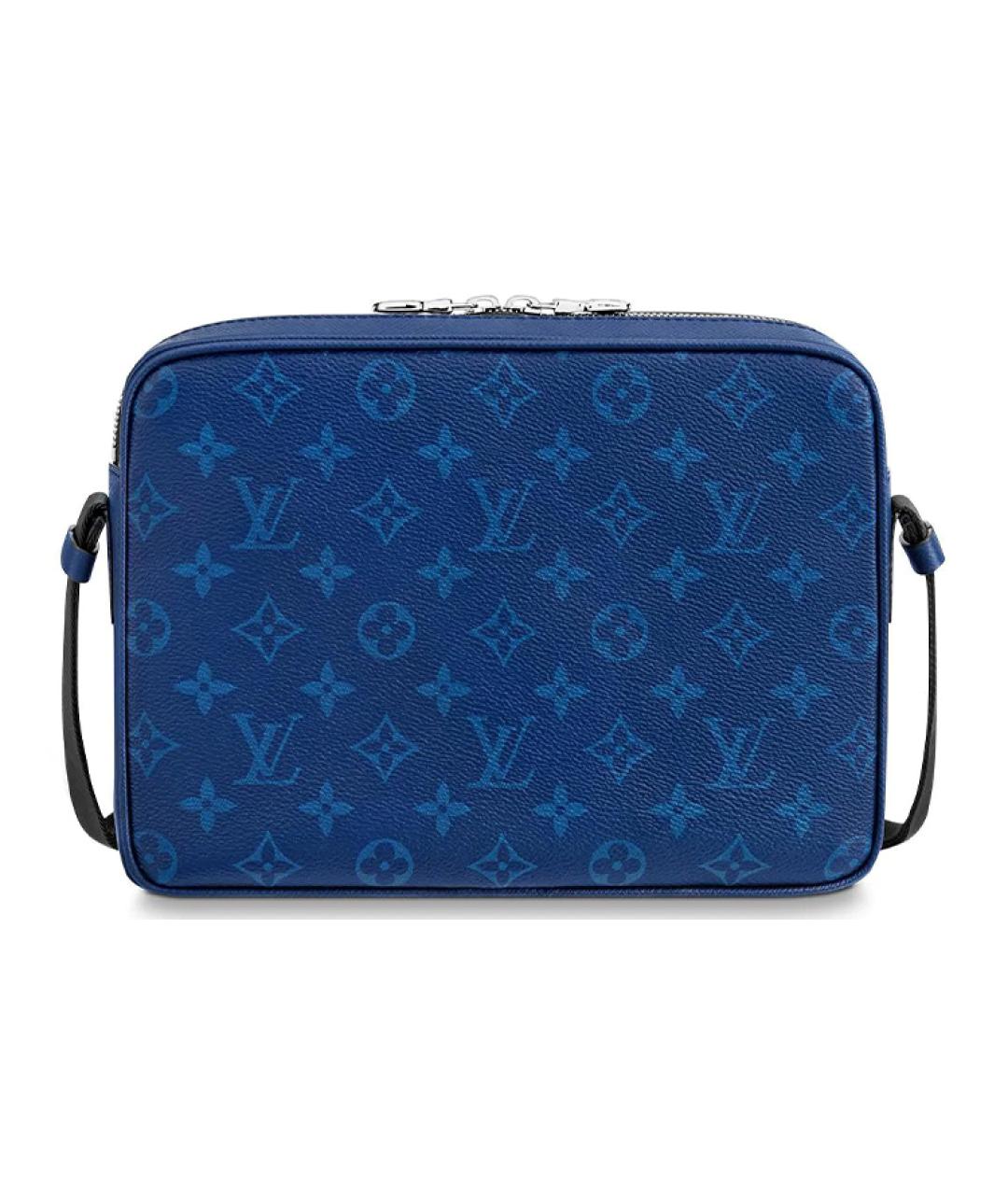 LOUIS VUITTON Синяя сумка на плечо, фото 4