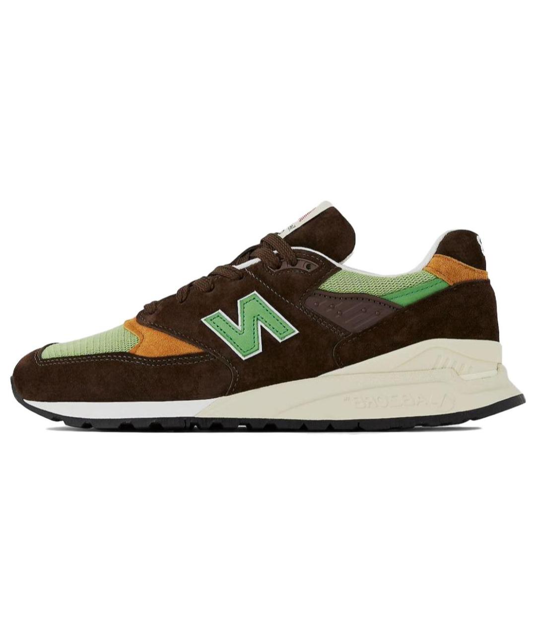 NEW BALANCE Коричневые низкие кроссовки / кеды, фото 2