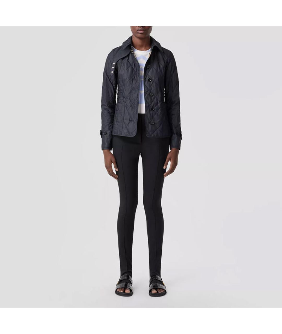 BURBERRY Темно-синяя куртка, фото 4