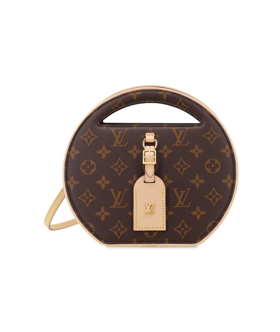 LOUIS VUITTON Коричневая сумка с короткими ручками, фото 2