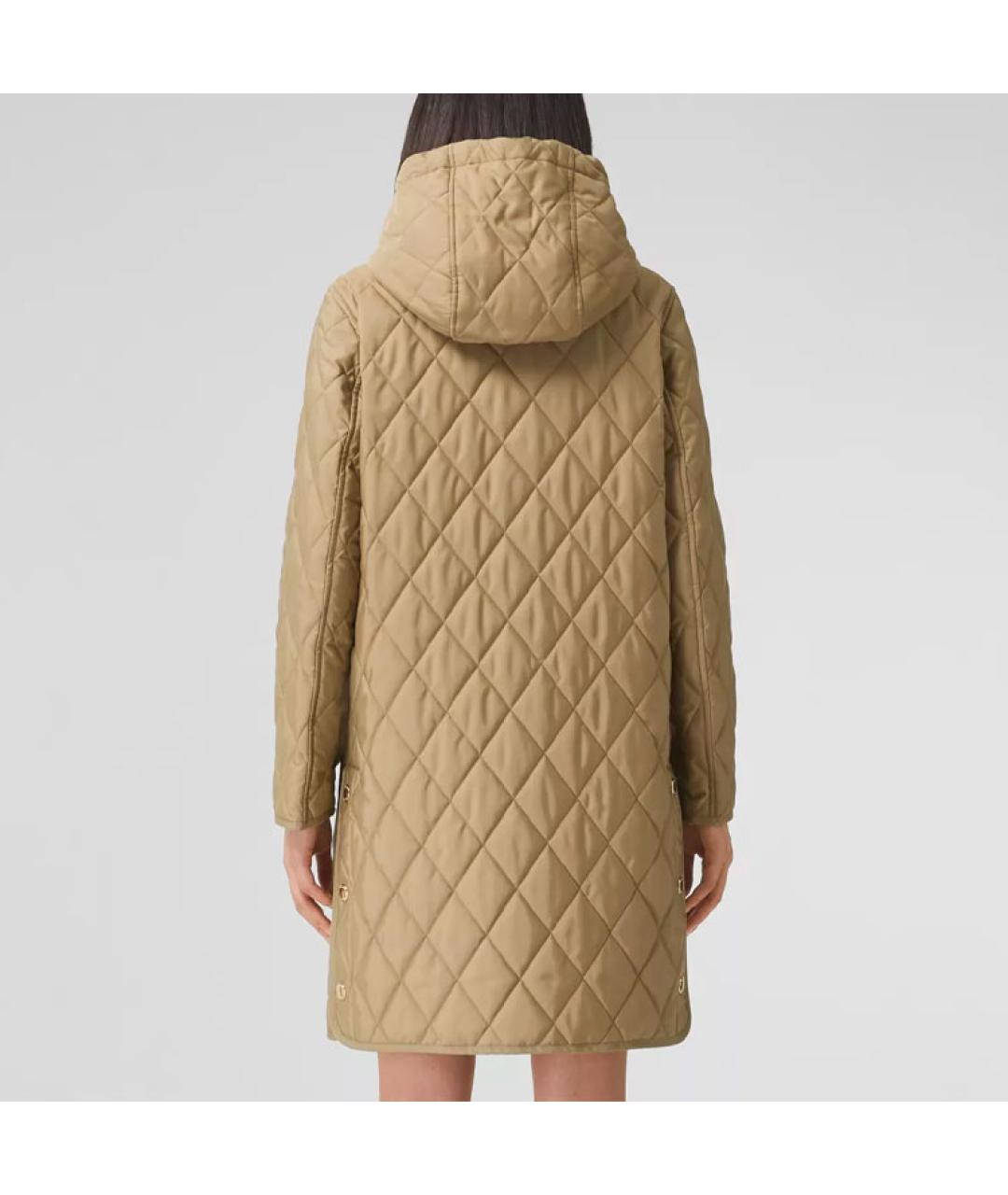 BURBERRY Бежевое пальто, фото 4