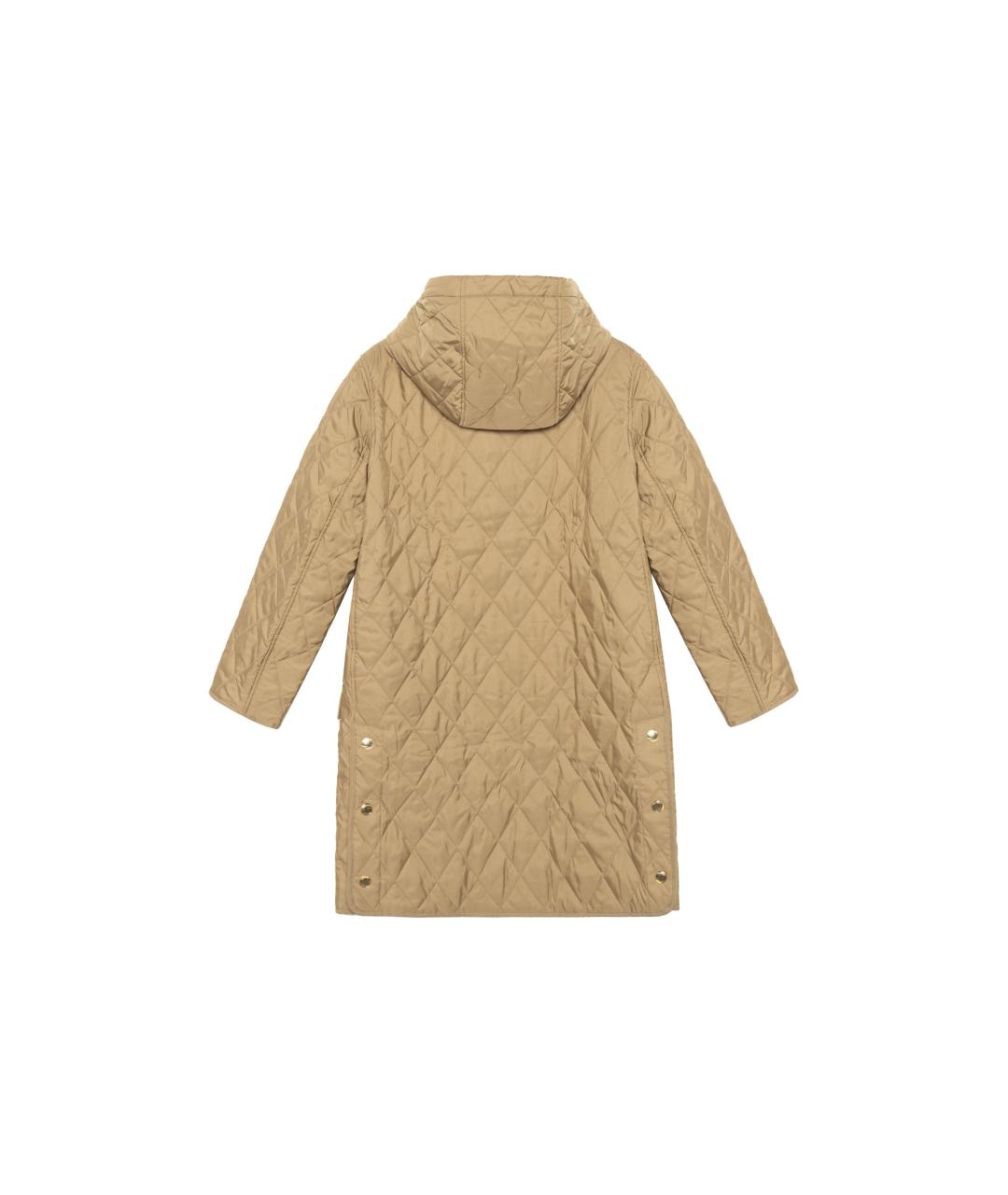 BURBERRY Бежевое пальто, фото 2