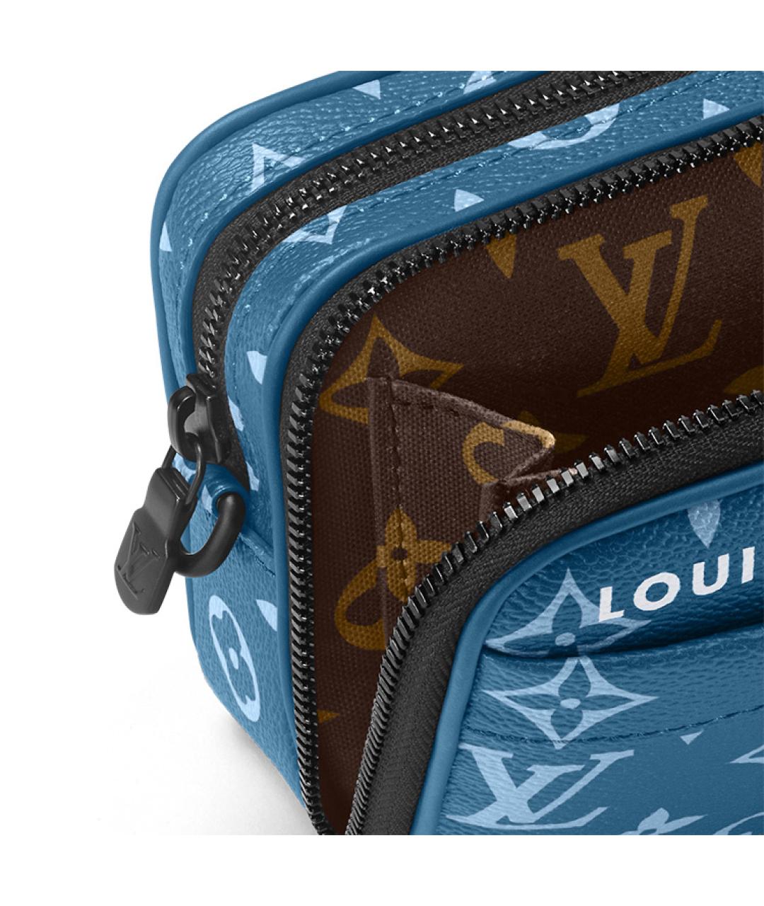 LOUIS VUITTON Синяя сумка на плечо, фото 6