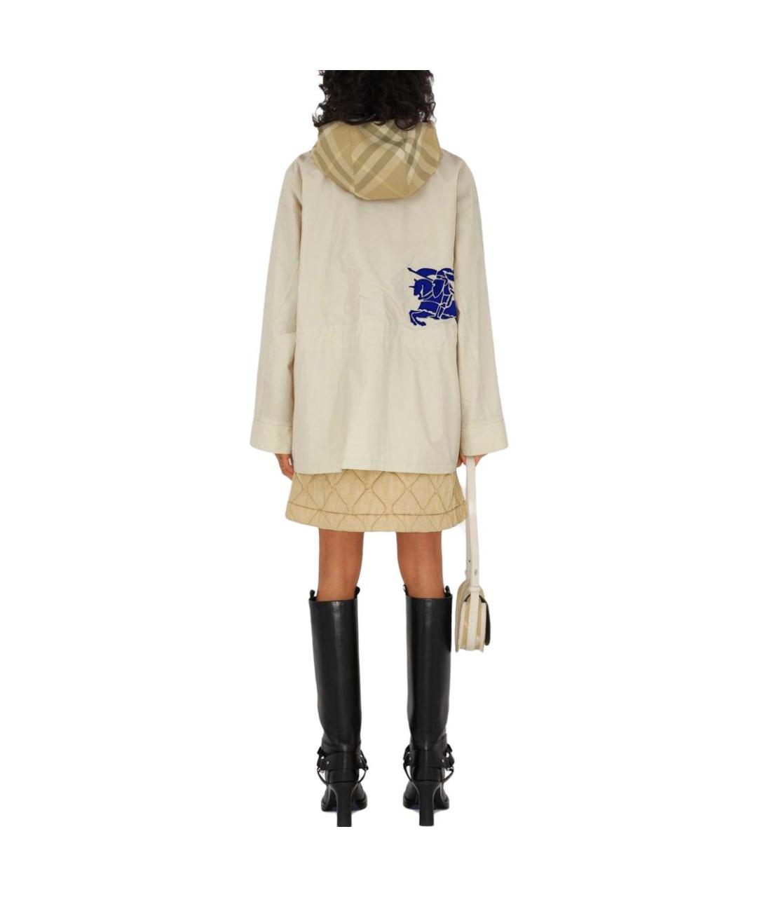 BURBERRY Бежевая куртка, фото 4