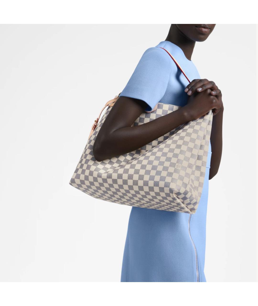 LOUIS VUITTON Бежевая сумка через плечо, фото 6