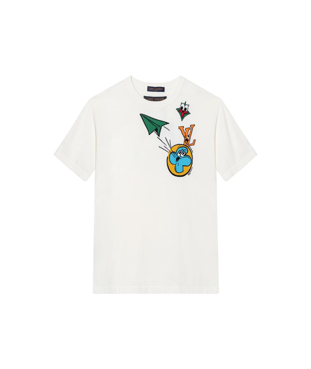 LOUIS VUITTON Белая футболка, фото 7