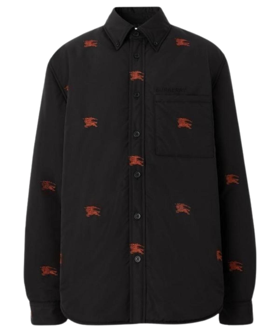 BURBERRY Черная кэжуал рубашка, фото 1