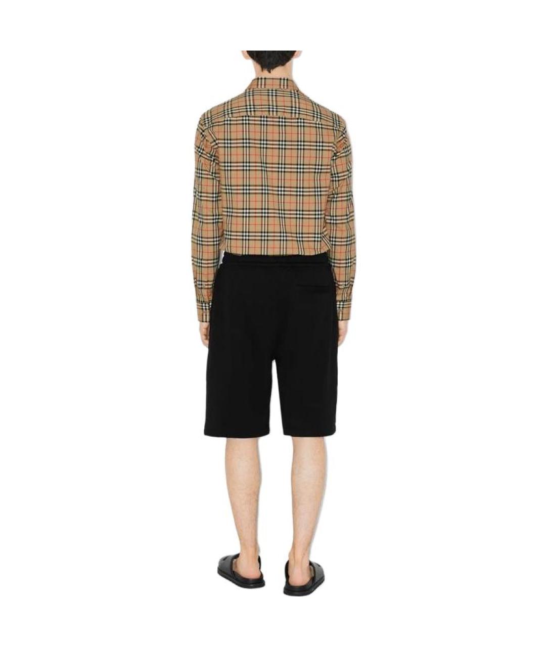 BURBERRY Бежевая хлопковая классическая рубашка, фото 2