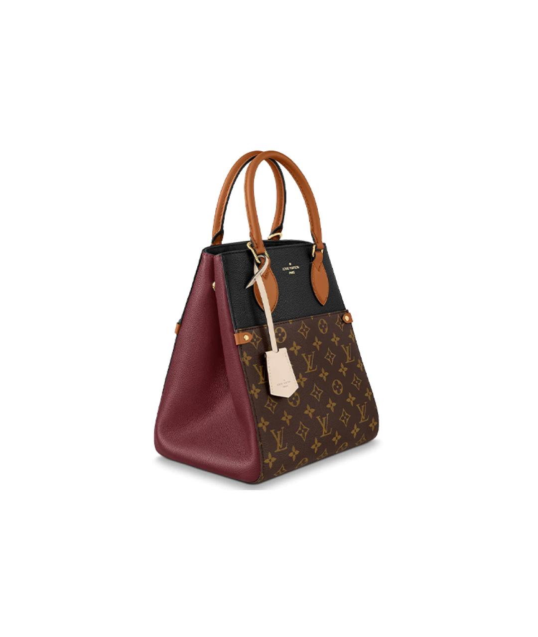 LOUIS VUITTON Коричневая сумка с короткими ручками, фото 3