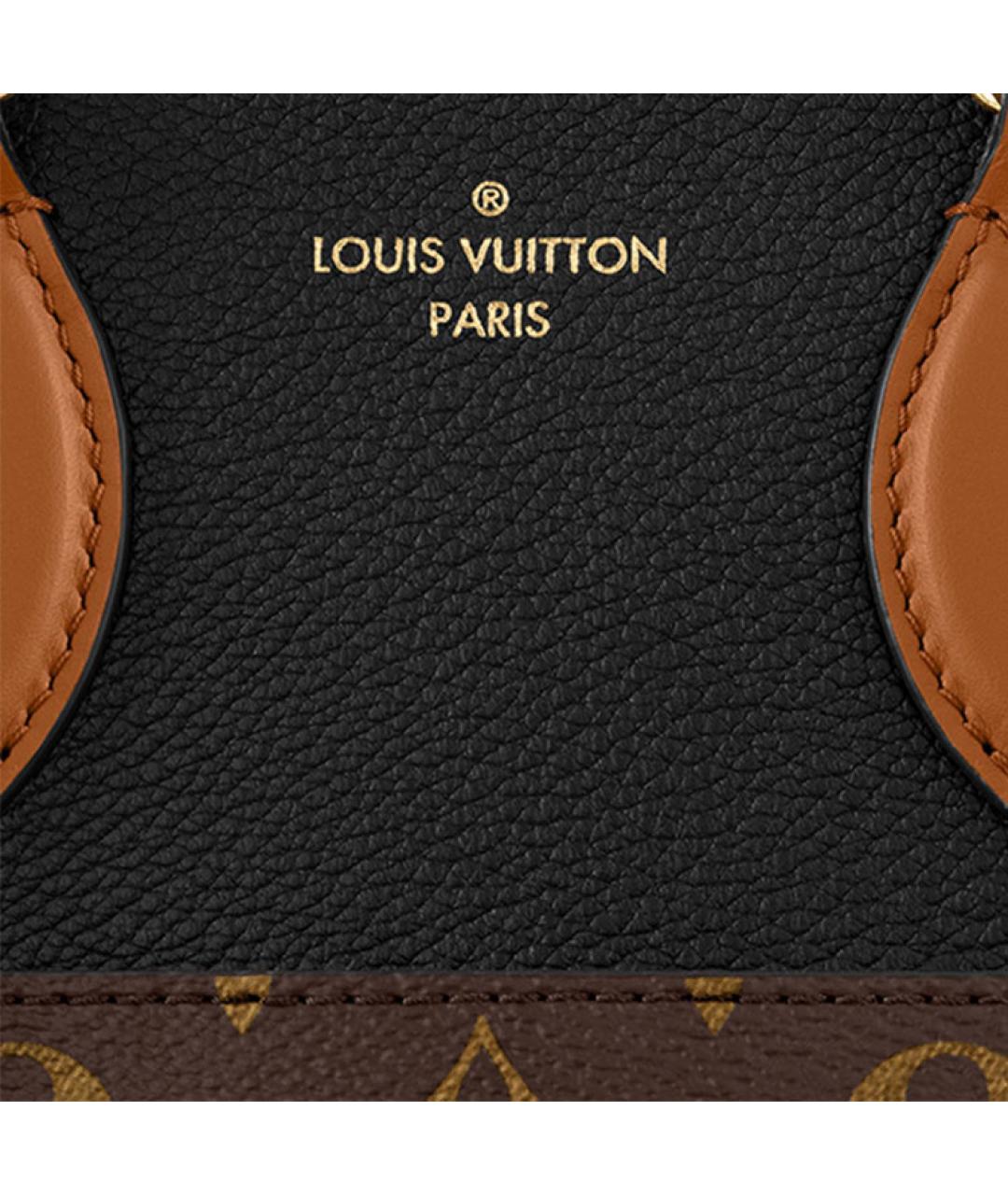 LOUIS VUITTON Коричневая сумка с короткими ручками, фото 5
