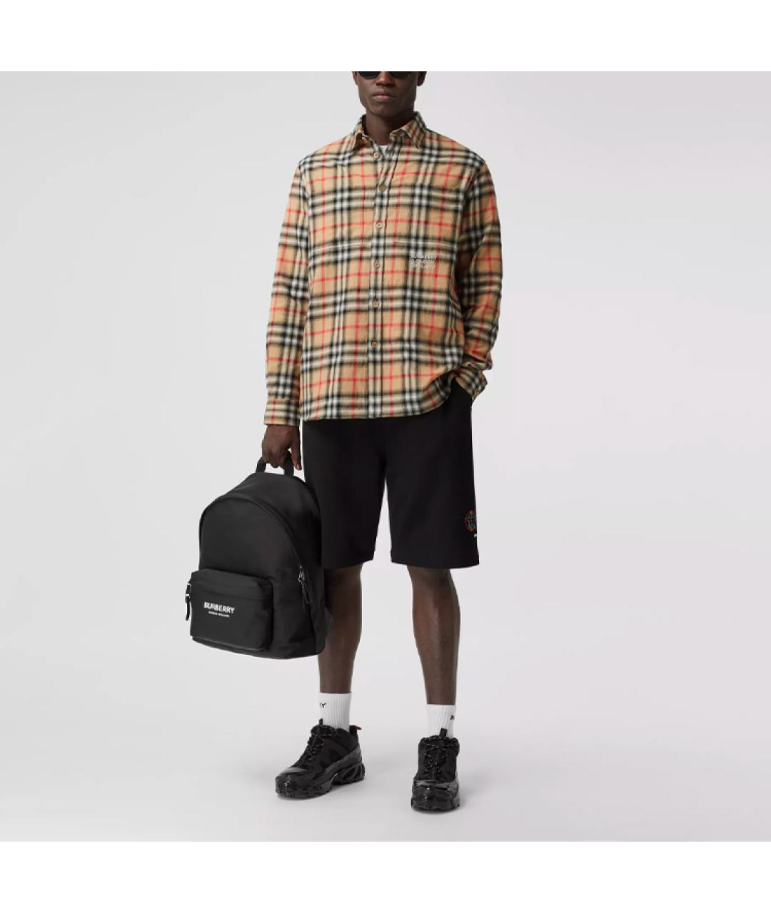 BURBERRY Бежевая классическая рубашка, фото 4