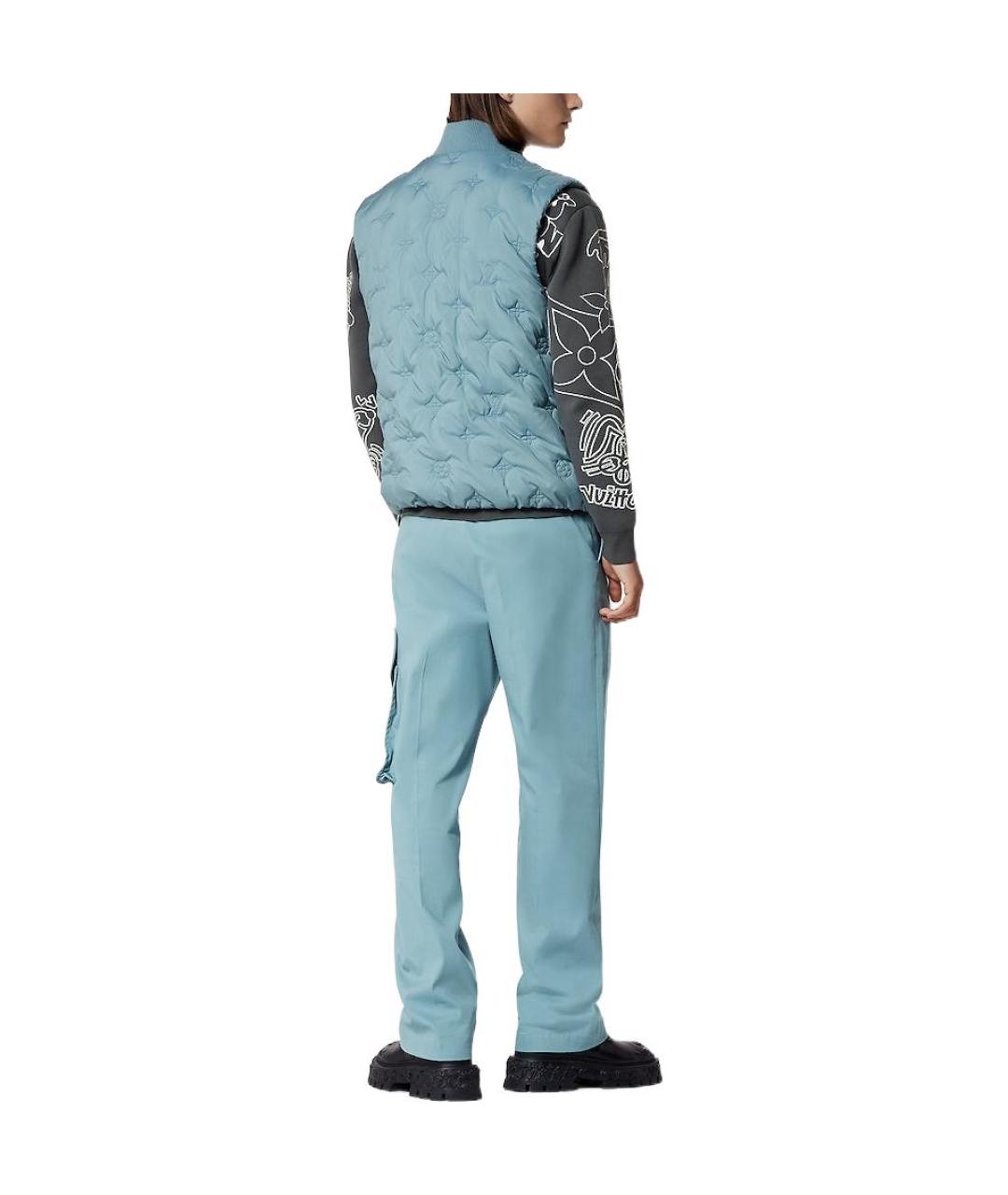 LOUIS VUITTON Голубой жилет, фото 3