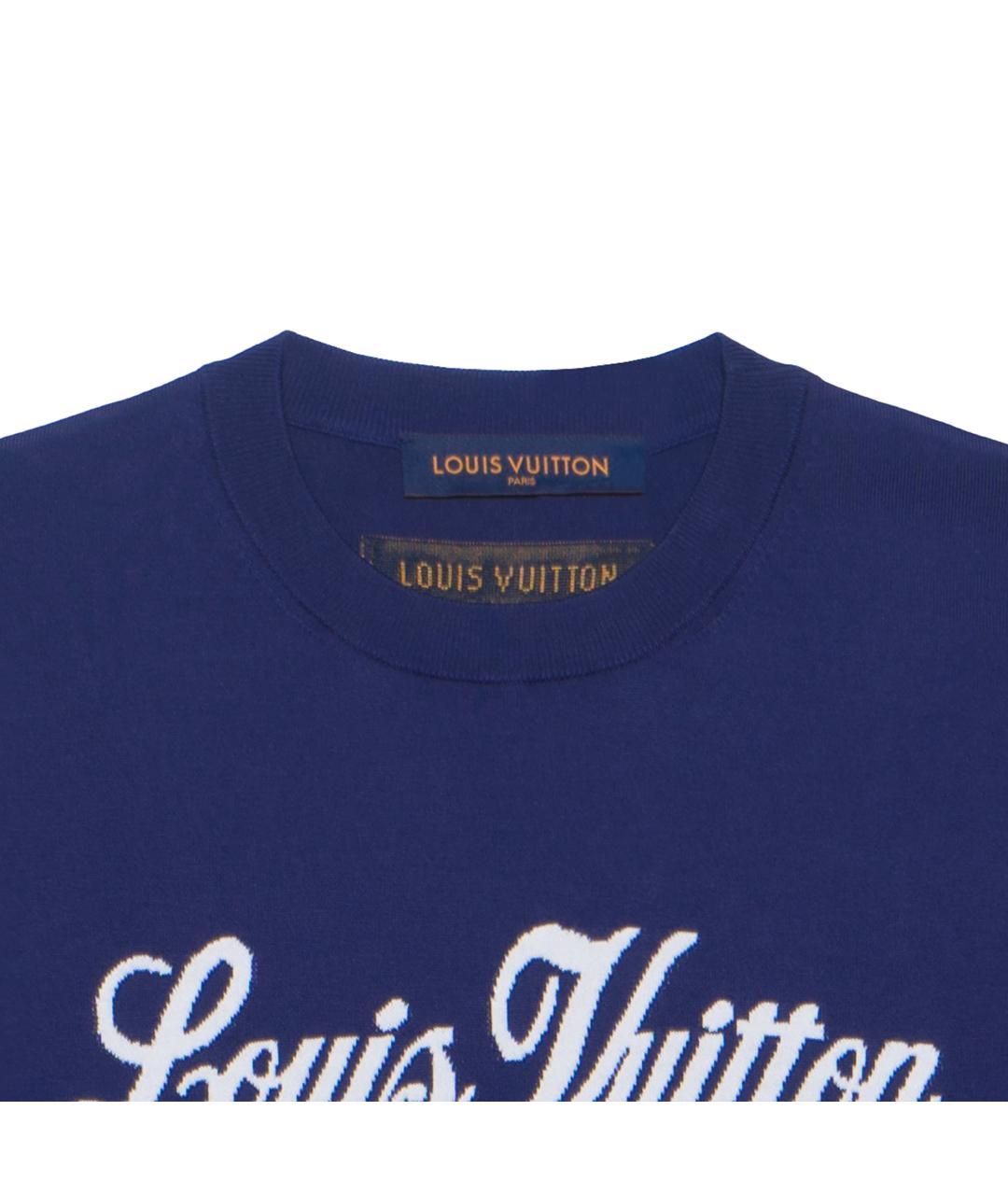 LOUIS VUITTON Синяя футболка, фото 5