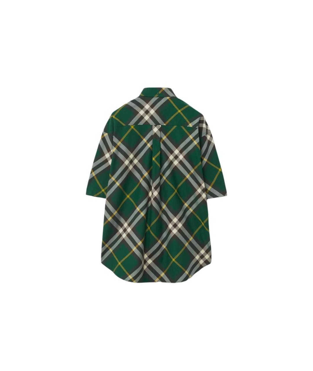 BURBERRY Зеленая кэжуал рубашка, фото 2