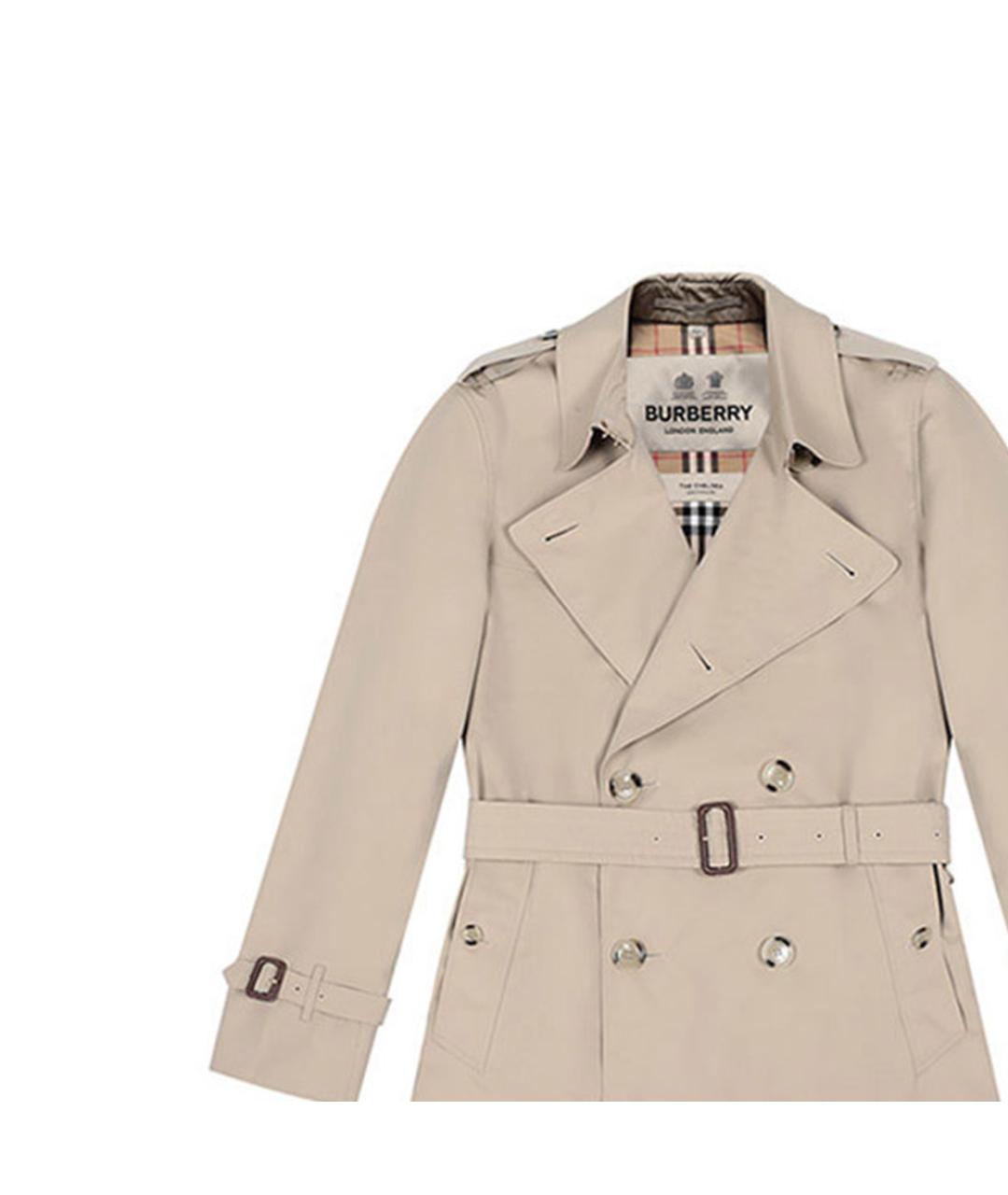 BURBERRY Бежевый тренч / плащ, фото 4