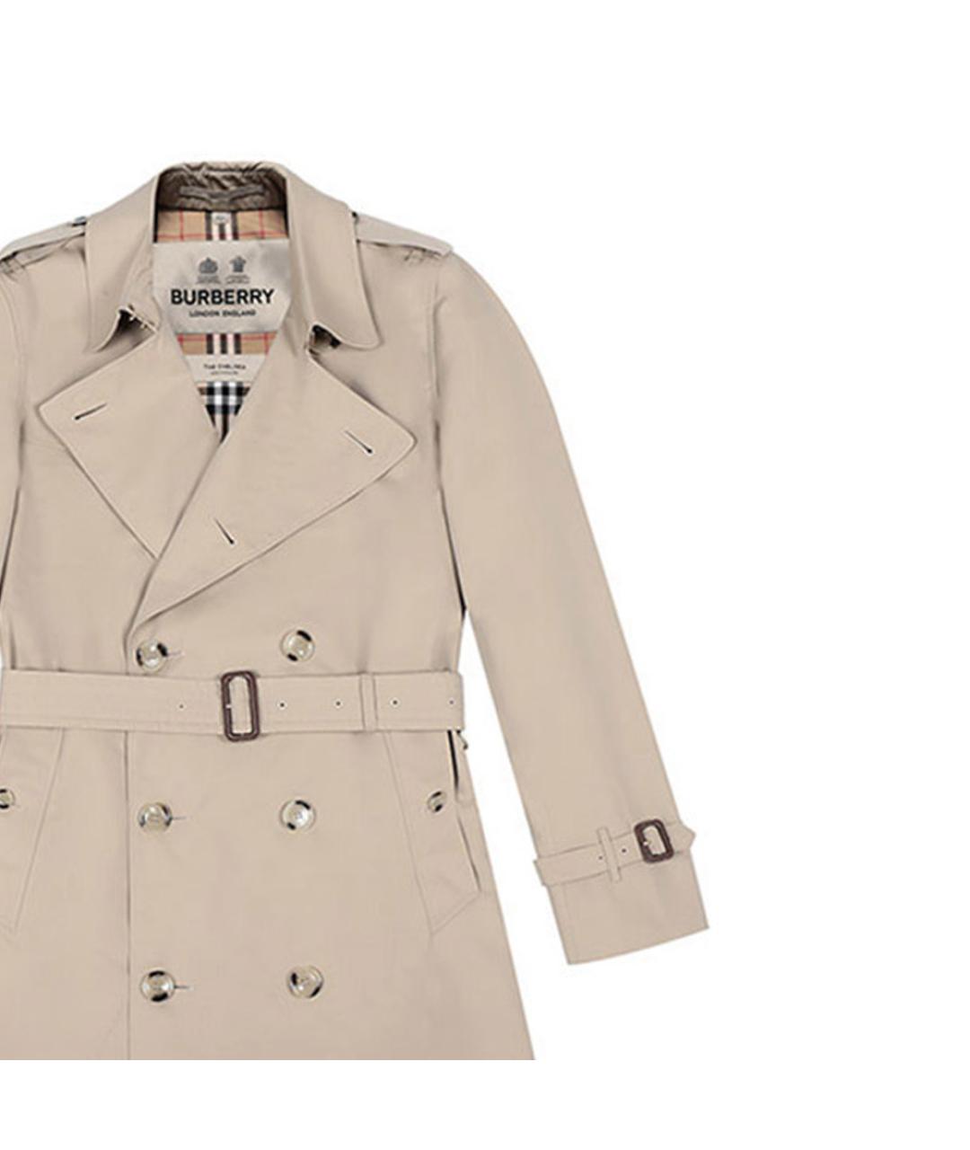 BURBERRY Бежевый тренч / плащ, фото 6