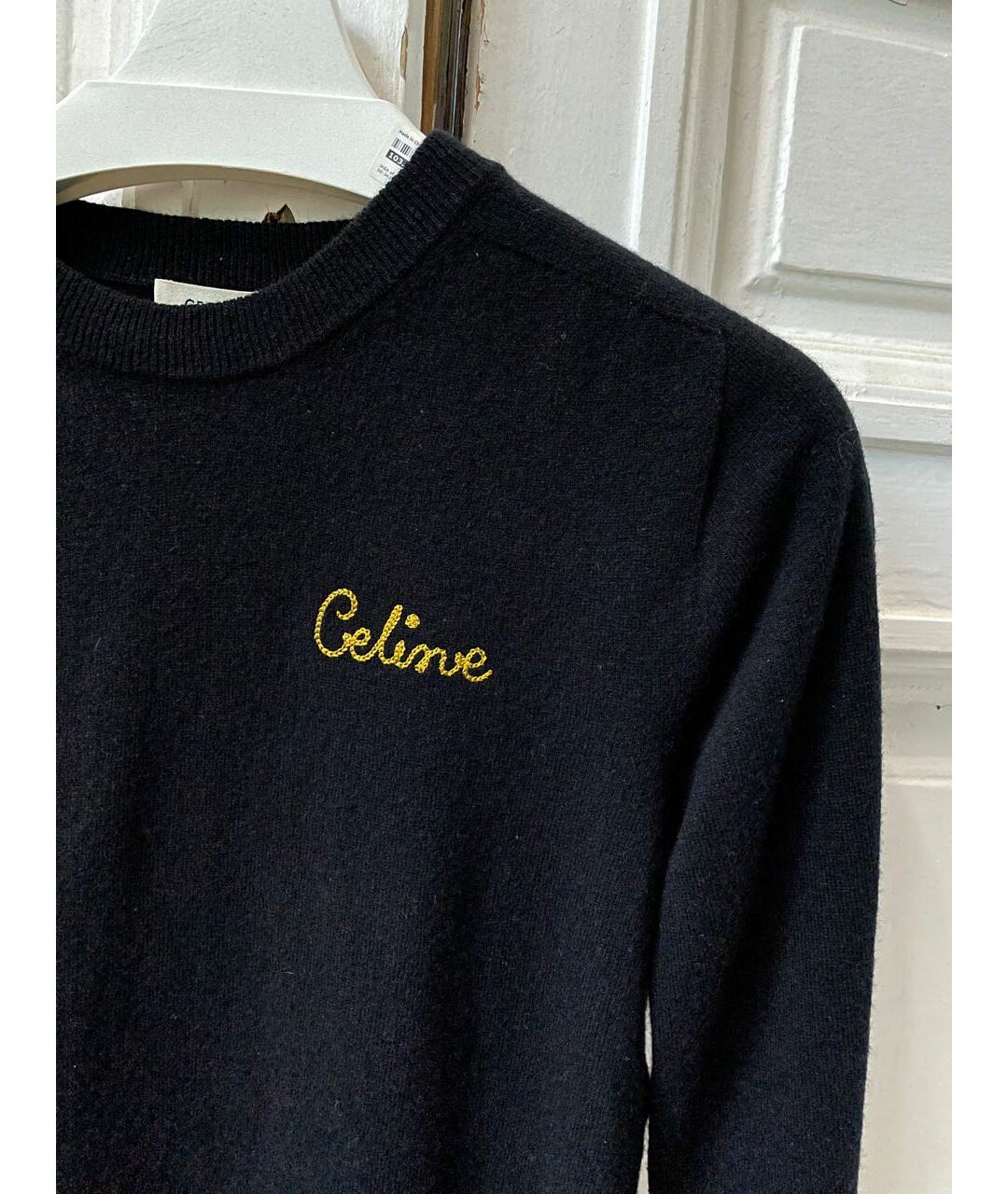 CELINE PRE-OWNED Черный шерстяной джемпер / свитер, фото 4