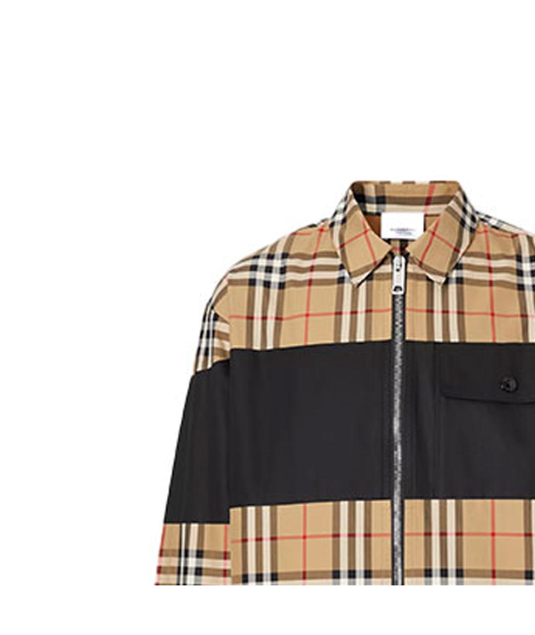 BURBERRY Бежевая хлопковая куртка, фото 6