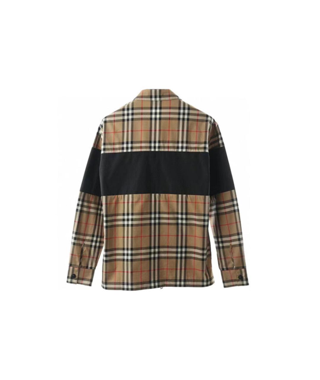 BURBERRY Бежевая хлопковая куртка, фото 2