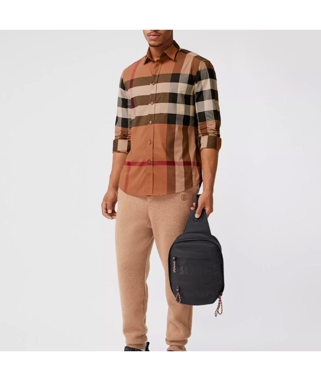 BURBERRY Коричневая кэжуал рубашка, фото 5