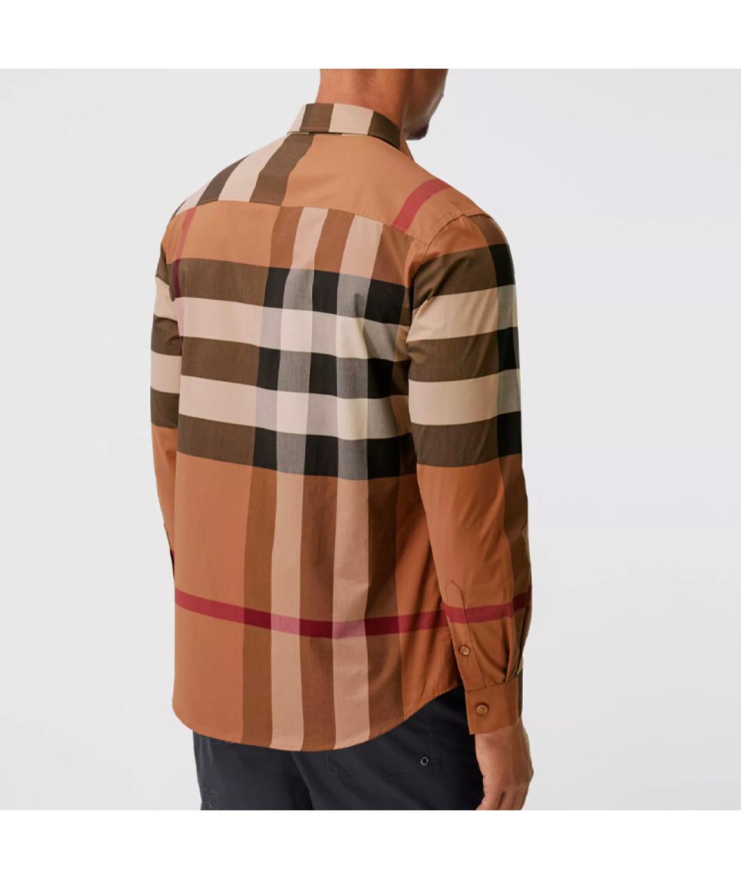 BURBERRY Коричневая кэжуал рубашка, фото 2