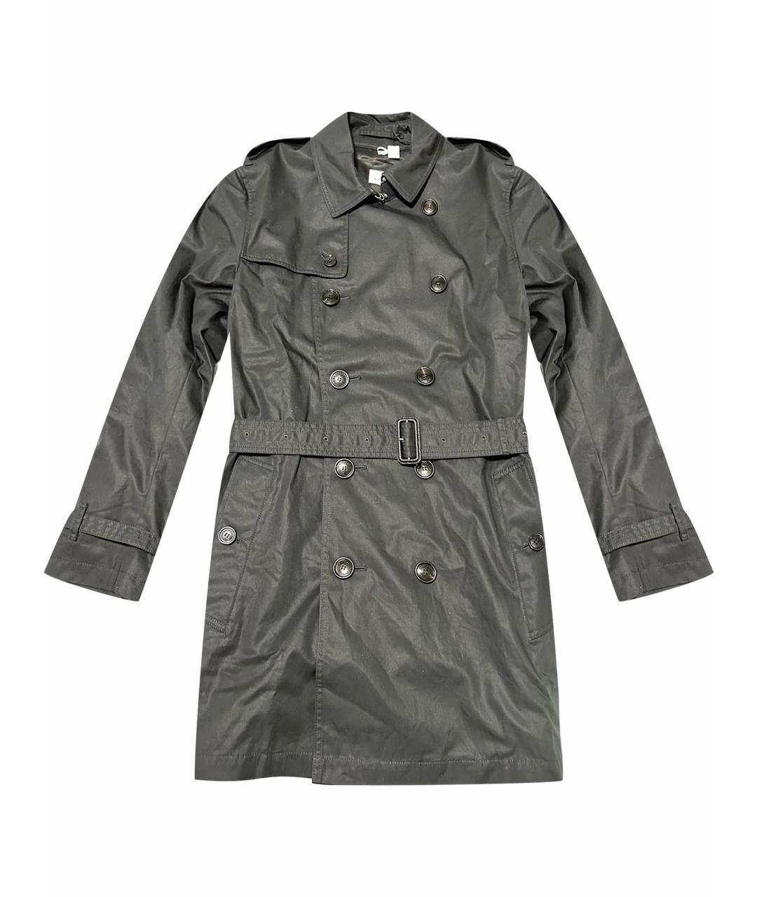 BURBERRY Черный тренч / плащ, фото 1