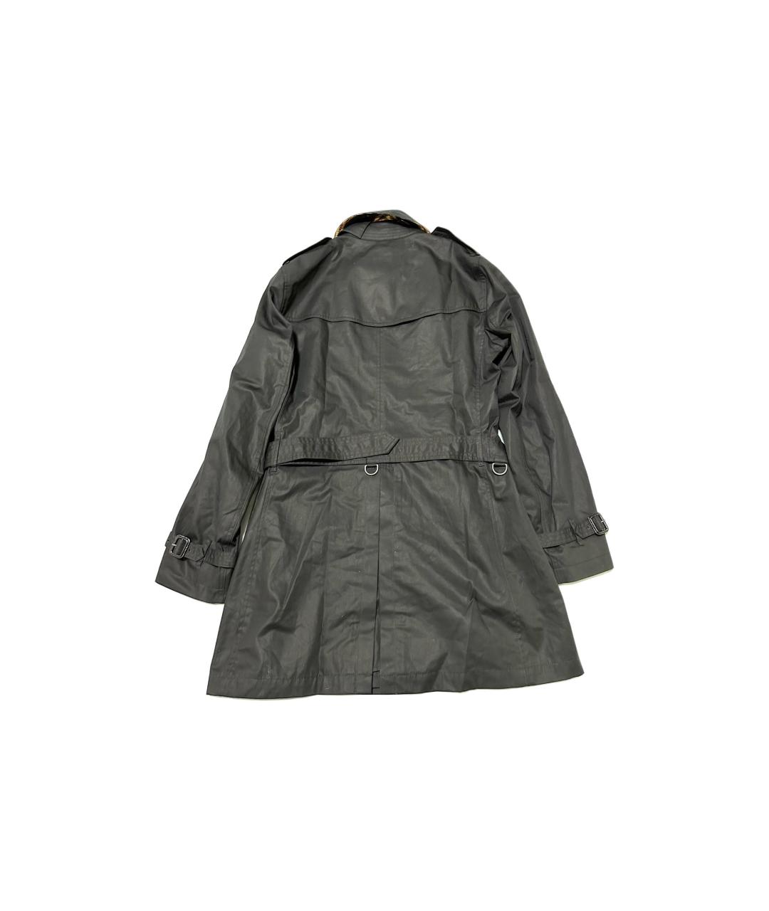 BURBERRY Черный тренч / плащ, фото 2