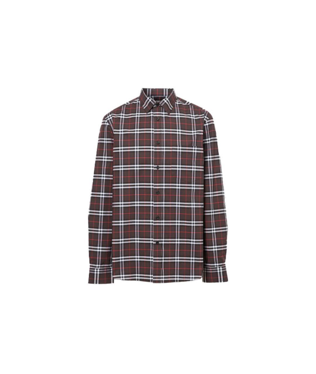 BURBERRY Мульти хлопковая кэжуал рубашка, фото 6