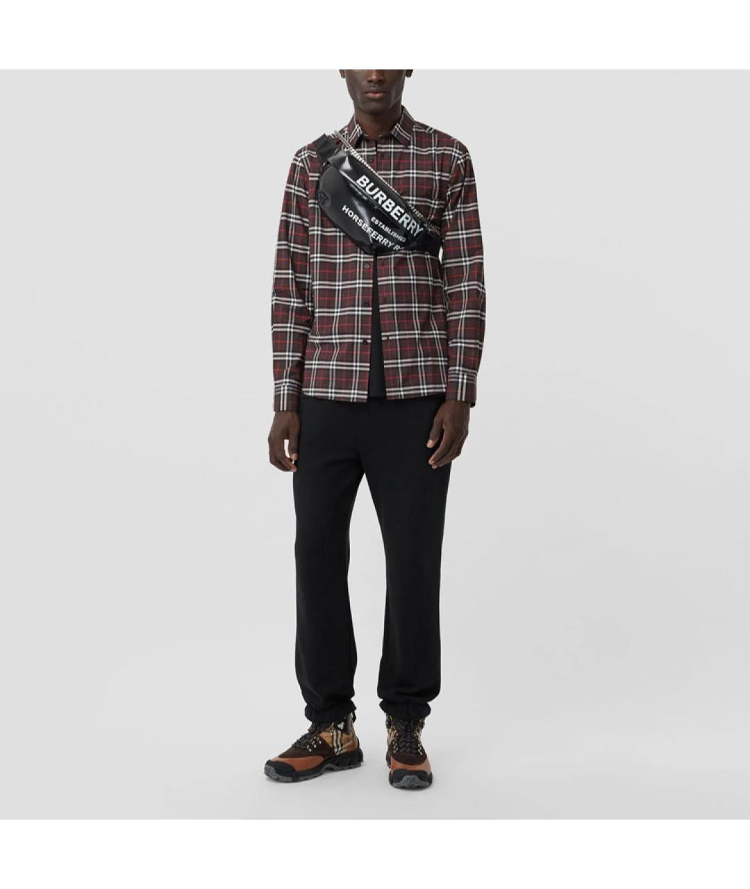 BURBERRY Мульти хлопковая кэжуал рубашка, фото 4