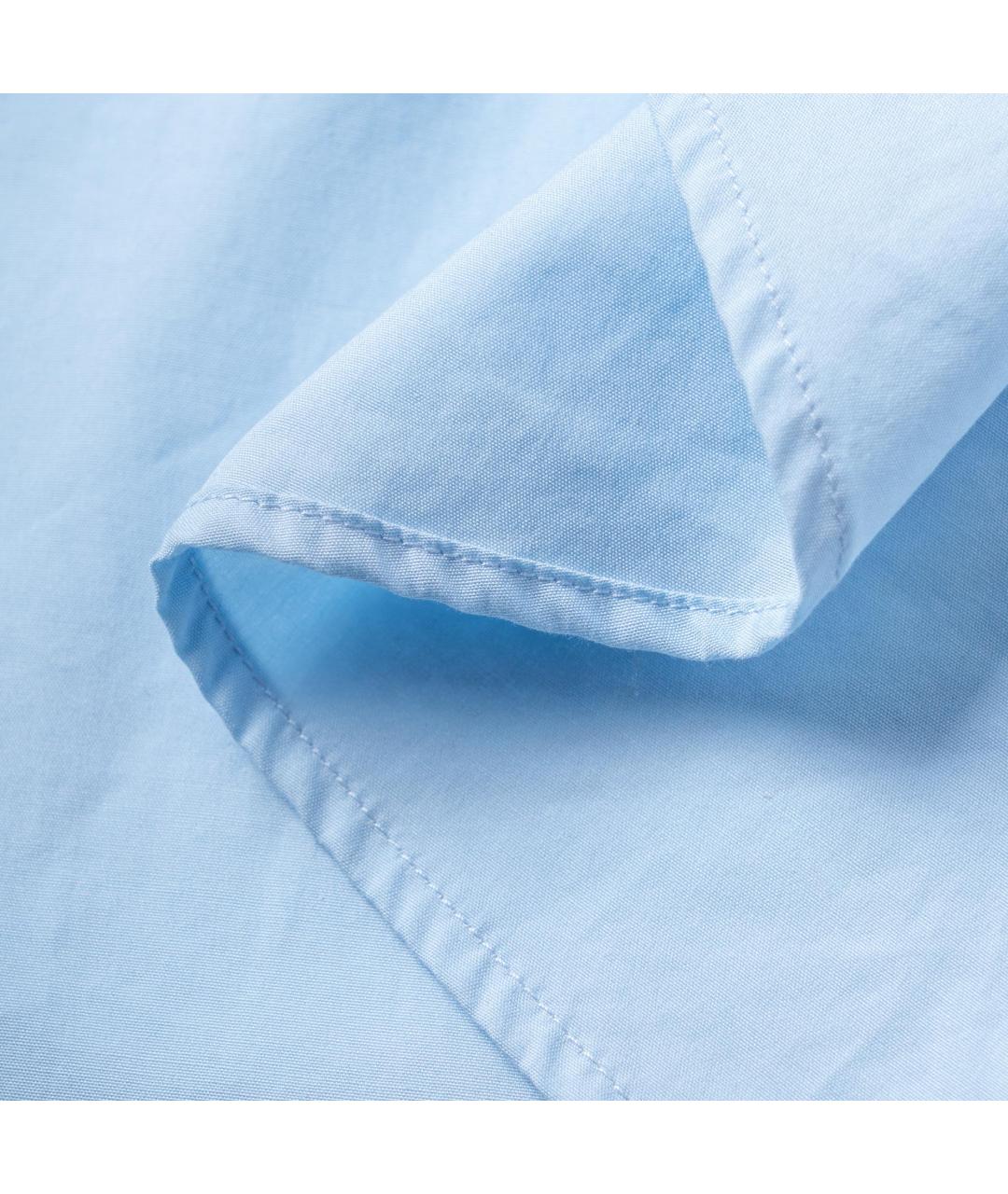 BURBERRY Голубая хлопковая классическая рубашка, фото 7